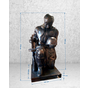 Скульптуры солдата из стеклопластика «Приклоненный»